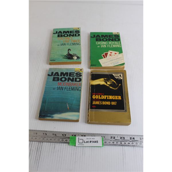 (3) James Bond Books, Goldfinger Book