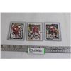 Image 1 : (3) Calgary Flames Autographed NHL Hockey Cards - Fleury, MacInnis, Patrick (Not Authenticated)