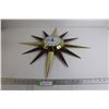 Image 1 : Sunburst Clock MCM - Works