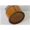 Image 8 : Small Biscuits Barrel w/Lid (wood is splitting apart) - Wooden Butter Press
