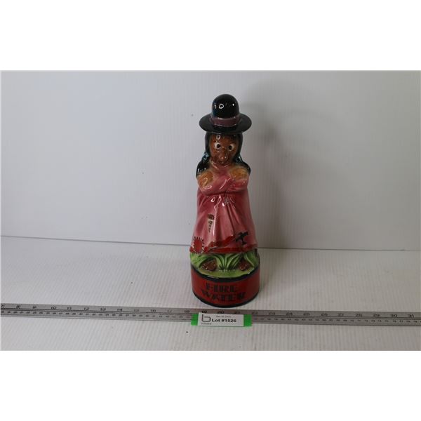 Fire Water Decanter of Indigenous Woman (Alberta's Pottery #466)