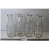 Image 1 : (4) Milk Bottles (1 is) Dairy Land