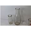 Image 4 : (3) Milk/Creamer Bottles (1 is) Palm Dairies