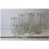 Image 1 : (6) Milk/Creamer Bottles (1 is) Sask Co-Operative