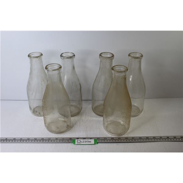 (6) Milk Bottles