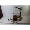Image 1 : Vintage Bottle Corker - Vintage Coffee Grinder (tray missing) - (2) Shoe Keepers - (1) Shoe Stretche