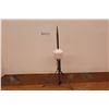 Image 2 : * Weather Vain Lightning Rod - Milk Glass Globe (28")