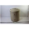 Image 1 : * 5 Gallon Medalta Crock w/Lid (lid has chips - crock has cracks)