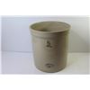 Image 5 : * 5 Gallon Medalta Crock w/Lid (lid has chips - crock has cracks)
