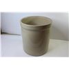 Image 8 : * 5 Gallon Medalta Crock w/Lid (lid has chips - crock has cracks)