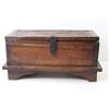 Image 7 : Vintage Wooden Box w/Latch & Carved Lid
