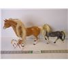 Image 1 : (3) Toy Horses-(1) has damage