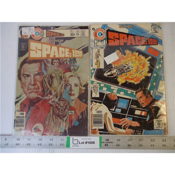 (2) Vintage Space;1999 Comic Books