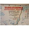 Image 7 : Vintage 1952 Map of Saskatchewan