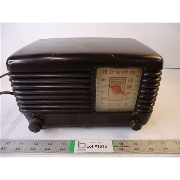 Vintage Philco Radio-working