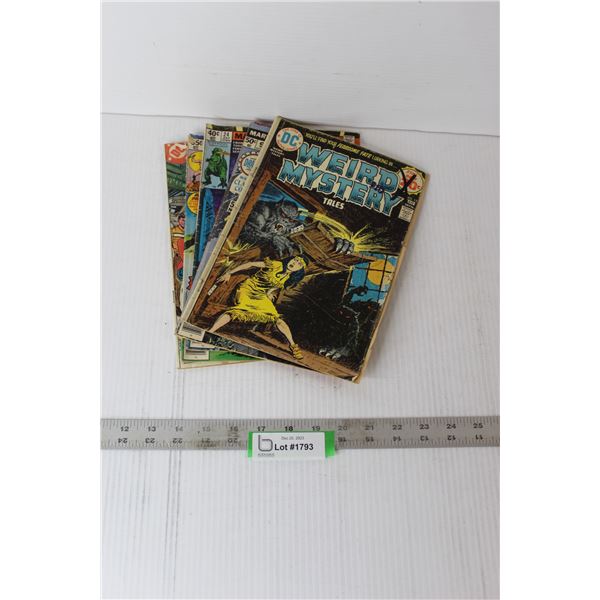 (3) Marvel Collector Comics; (2) DC Collector Comics