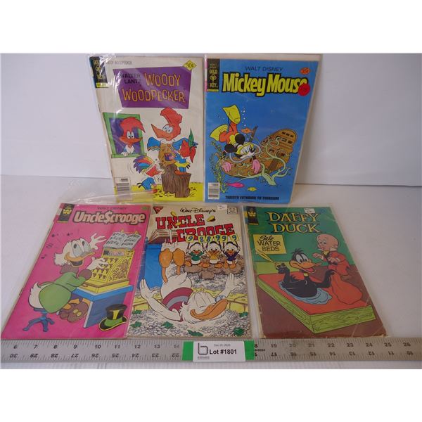 (5) Collector Comics - Gold Key Disney