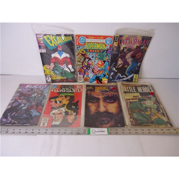 (7) Assorted Comics - Marvel , DC, Misc.