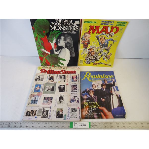 Book of Movie Monsters, Rolling Stone Special Edition (1999),Mad Magazine(1992),Reminisce(2014)