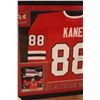 Image 2 : * Blackhawks Patrick Kane Signed Jersey in Frame with Certificate of Authenticity - 35 3/4" x 43 1/2