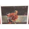 Image 2 : * Bobby Hull Framed Signed Hockey Picture with Certificate of Authenticity - 23" x 28"