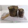 Image 1 : Bee-Smoker, Brush, Bucket