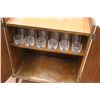 Image 3 : * Bar Cabinet with Diamond Cut Crystal - 14" x 26" x 33"