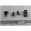 Image 1 : (4) Small Toys - Truck, Plane, (2) Skidoos