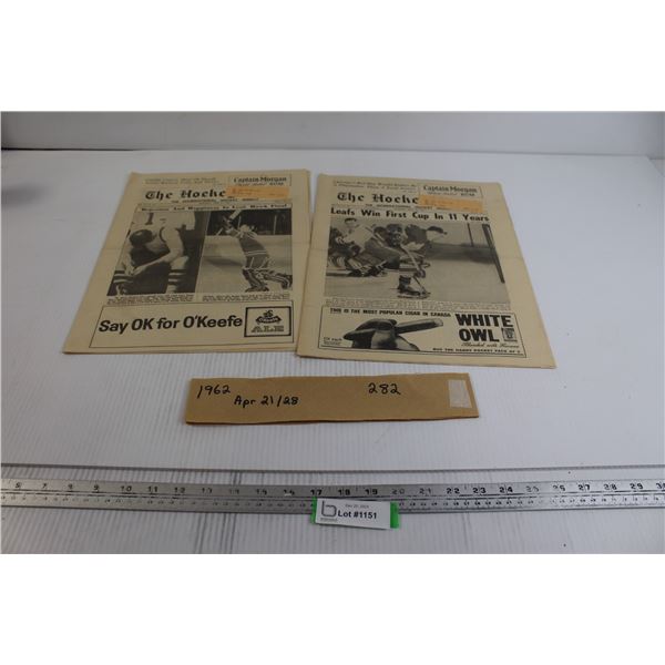 (2) 1962 The Hockey News