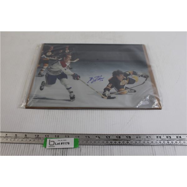 Signed Guy Lafleur Picture with Certificate of Authenticity - 14" x 11"