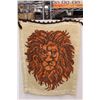 Image 4 : Vintage Lion Wall Decor Rug - 26" x 34"