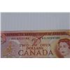 Image 4 : Canadian 1974 Two Dollar Bill Signed by Crowe & Bouey