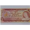 Image 2 : (2) Canadian 1974 Two Dollar Bill (2-Digit & 3-Digit) Signed by Lawson & Bouey