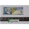 Image 1 : Canadian 2006 Five Dollar Bill Signed by Jenkins & Dodge