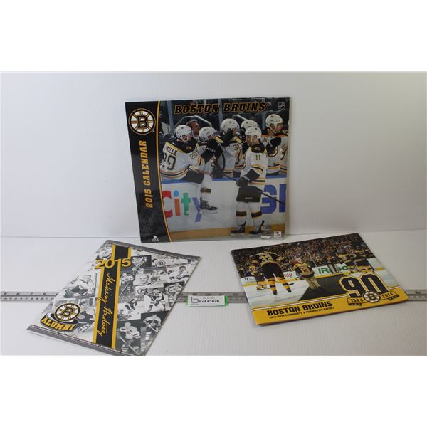 Boston Bruins 2015 Calendar (sealed) (2) Bruins Booklets - 2015 Alumni - 2013-14 Foundation Report