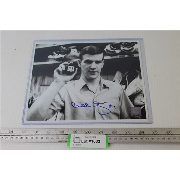 Bobby Orr #4 - Signed Photograph w/ Certificate of Authenticity