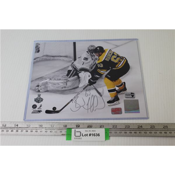 Boston Bruins - Brad Marchand - Signed Photograph w/ Certificate of Authenticity