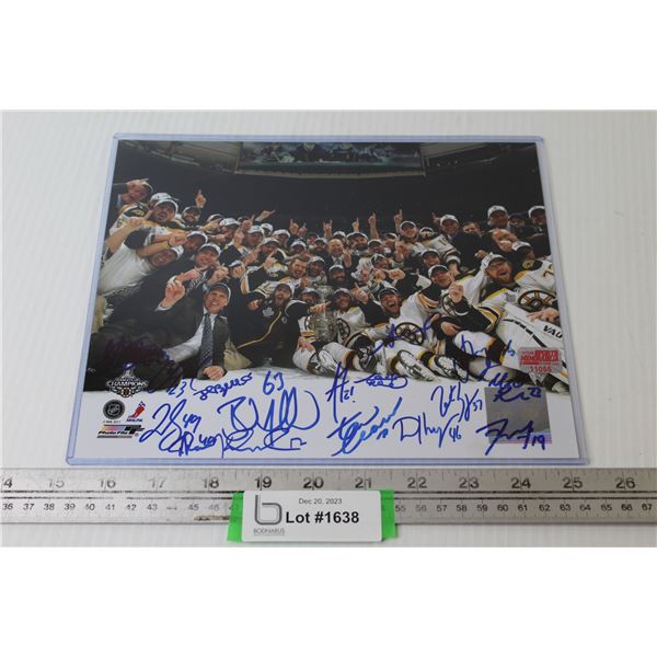 2011 Stanley Cup Champions Photograph - 16 Signatures w/ Certificate of Authenticity