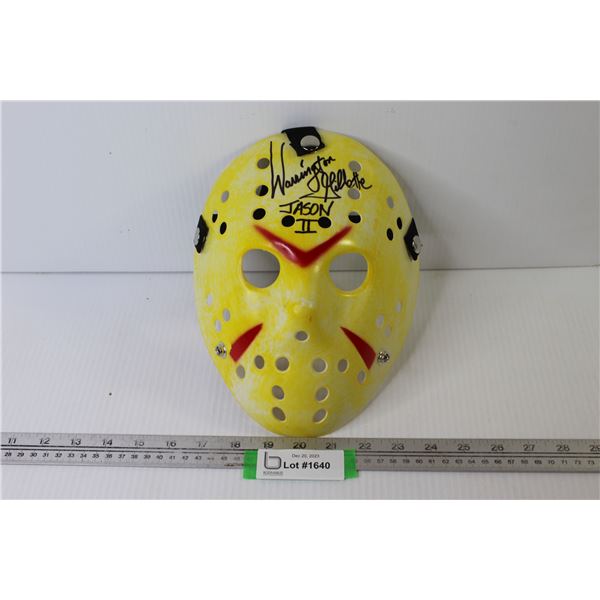 Jason II Autographed Mask w/ Certificate of Authenticity