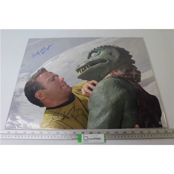 William Shatner - Autographed Enlarged Photographed w/ Certificate of Authenticity