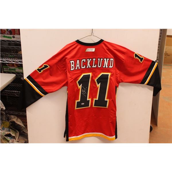 Signed Backlund Jersey - Calgary (Size XL) w/ JSA Authentication