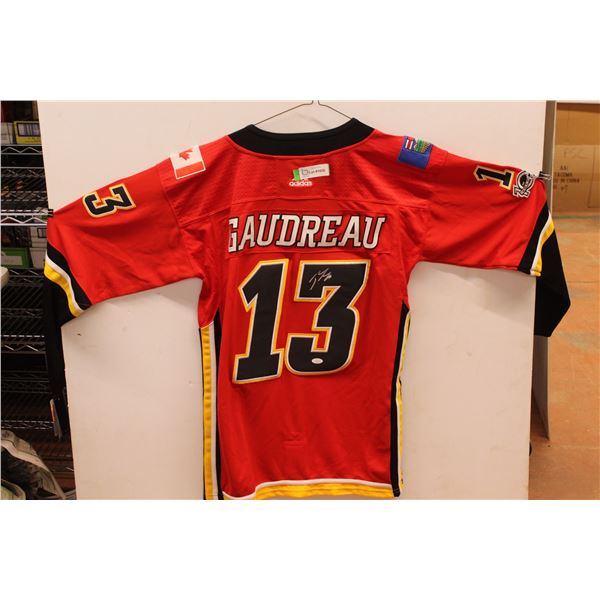 Signed Gaudreau Jersey - Calgary Flames (Size 54) w/ JSA Authentication