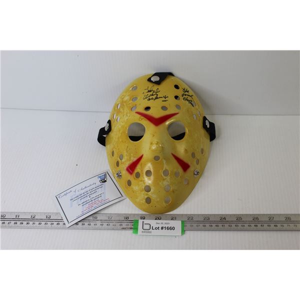 Schieder - Signed Jason Halloween Part 3 Hockey Mask