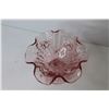 Image 3 : Pink Glass Heart Stemmed Dish