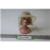 Image 1 : Vintage Porcelain Head From Cloth Doll (Made in Germany)