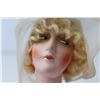 Image 2 : Vintage Porcelain Head From Cloth Doll (Made in Germany)