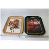 Image 1 : (2) Coca-Cola Metal Trays