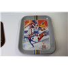 Image 9 : (2) Coca-Cola Metal Trays - 1982 Centennial Brandon Manitoba - 1988 Olympic Winter Games