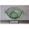 Image 2 : Uranium Depression Glass 6 1/2" Dish
