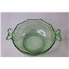 Image 4 : Uranium Depression Glass 6 1/2" Dish